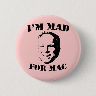 Macaron Rond 5 Cm Fou pour le bouton de Mac