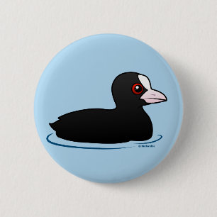 Macaron Rond 5 Cm Foulque maroule eurasienne