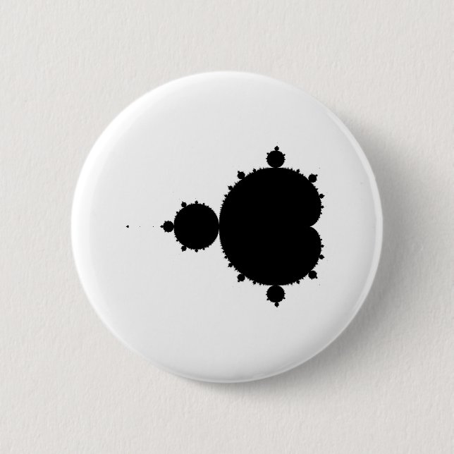 Macaron Rond 5 Cm Fractale (Devant)