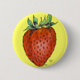 Macaron Rond 5 Cm Fraise