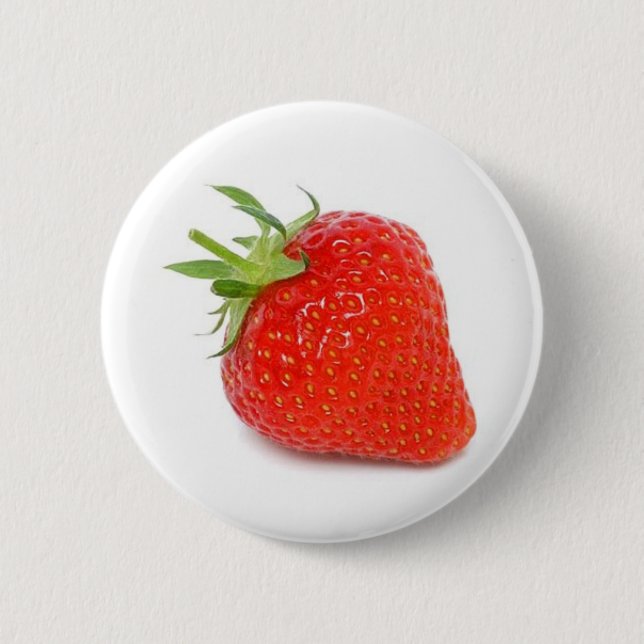 Macaron Rond 5 Cm Fraise (Devant)