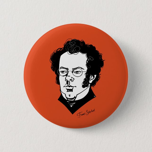 Macaron Rond 5 Cm Franz Schubert (Devant)