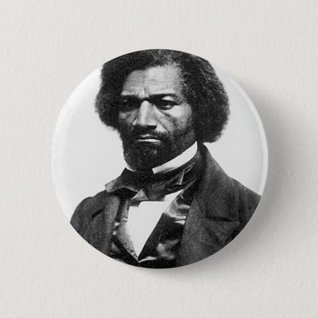 Macaron Rond 5 Cm Frederick Douglass (Devant)
