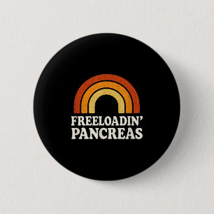 Macaron Rond 5 Cm Freloadin Pancreas - Sensibilisation Diabétique