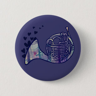 Macaron Rond 5 Cm French Horn Love Band