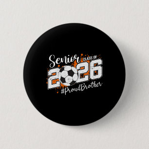 Macaron Rond 5 Cm Frère aîné Cl de la promotion 2026 Soccer Ll