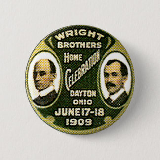 Macaron Rond 5 Cm Frères de Wright - bouton