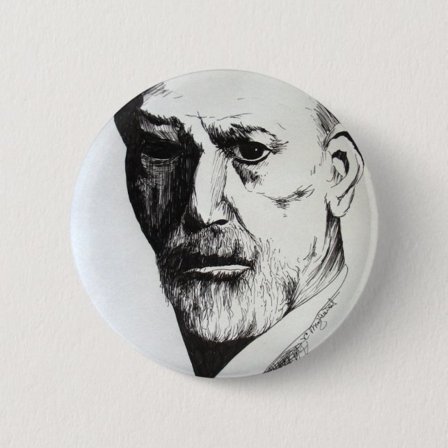 Macaron Rond 5 Cm Freud (Devant)