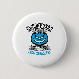 Macaron Rond 5 Cm Friandises d'Halloween de la part d'inconnus Vinta