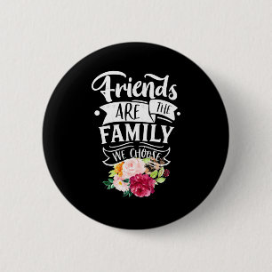Macaron Rond 5 Cm Friends Are The Family We Choose