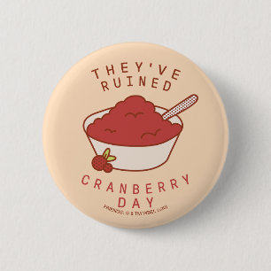 Macaron Rond 5 Cm FRIENDS™   Ils ont gâché le jour des canneberges