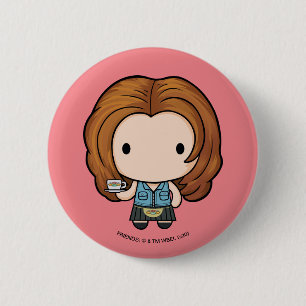 Macaron Rond 5 Cm FRIENDS™   Rachel Chibi