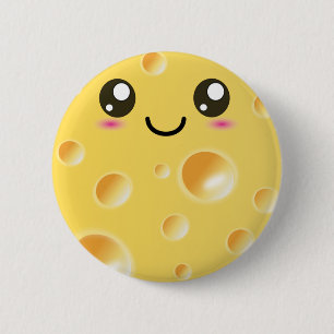 Macaron Rond 5 Cm Fromage heureux mignon de Kawaii