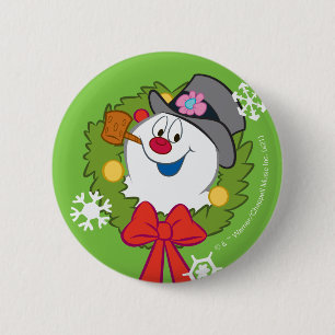 Macaron Rond 5 Cm Frosty the Snowman™   Crème Frosty Holiday