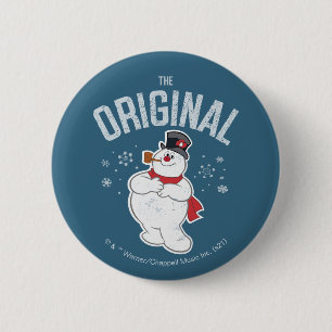 Macaron Rond 5 Cm Frosty the Snowman™   L'original