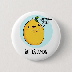 Macaron Rond 5 Cm Fruit amer Citron amusant Pun de fruits