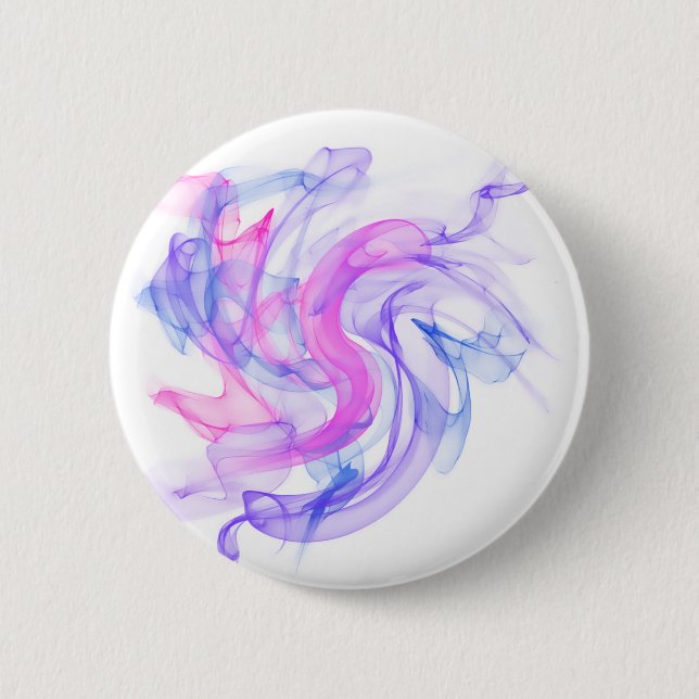 Macaron Rond 5 Cm Fumée Abstraite sur l'eau (Devant)