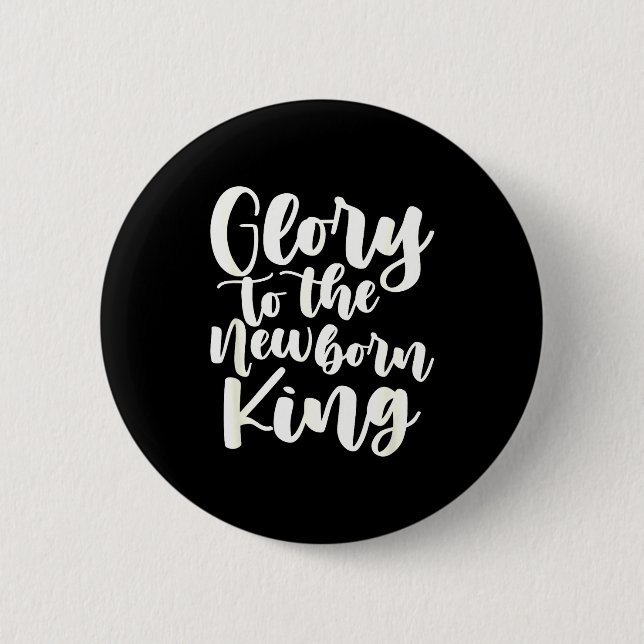 Macaron Rond 5 Cm Fun Christmas Holiday Saying Religious Christian E (Devant)