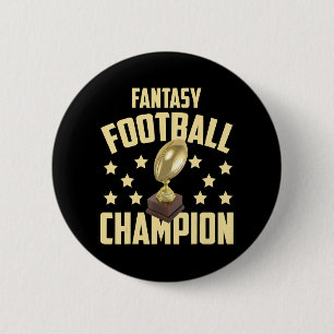 Macaron Rond 5 Cm Fun Imaginaire Championne de football Brouillon