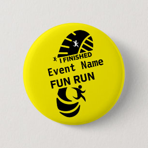 Macaron Rond 5 Cm Fun Run Event Cause Charité Promotion Prix 6 Cm R
