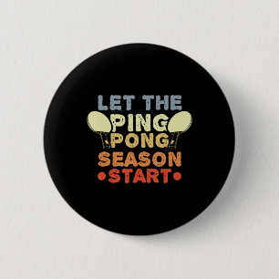 Macaron Rond 5 Cm Fun Table Tennis Quersey pour Ping Pong Player