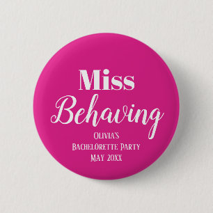 Macaron Rond 5 Cm Funny Bachelorette rose