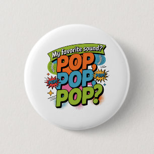 Macaron Rond 5 Cm Funny Chiropractor Pop Sound Cadeau