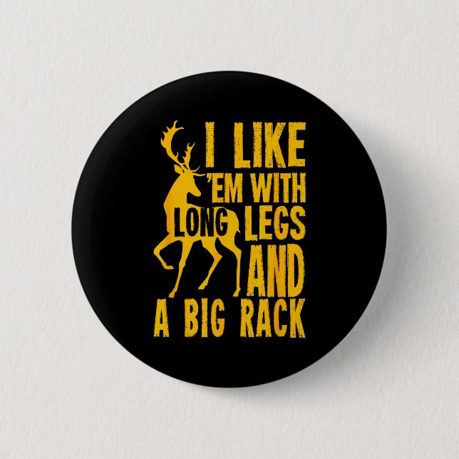 Macaron Rond 5 Cm Funny Deer Hunting Quote Gift For Hunters  (Devant)