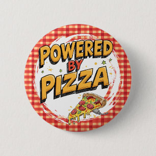 Macaron Rond 5 Cm Funny Foodie Accessoire pizza amoureux puissance
