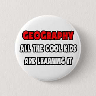 Macaron Rond 5 Cm Funny Geography Teacher Shirts and Gifts