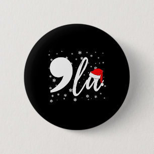 Macaron Rond 5 Cm Funny Kamala Harris 2024 Comma La Christmas Pour m
