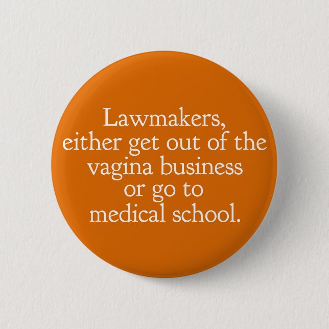 Macaron Rond 5 Cm Funny Pro Choice (Devant)