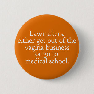 Macaron Rond 5 Cm Funny Pro Choice