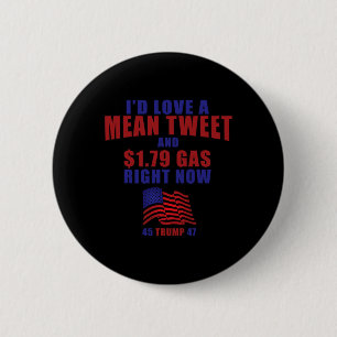 Macaron Rond 5 Cm Funny Pro Trump Supporter Id Aimer Un Moyenne Twee