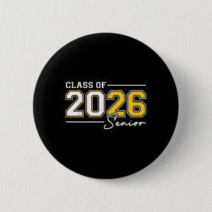 Macaron Rond 5 Cm Funny Senior Year 2026 Graduation Class Of 2026 Se