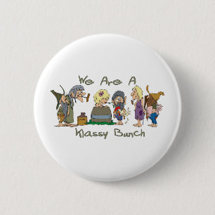 Macaron Rond 5 Cm Funny Trailer Park
