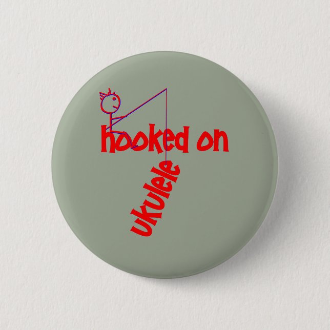 Macaron Rond 5 Cm Funny Ukulele (Devant)