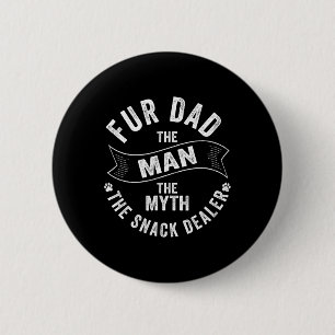 Macaron Rond 5 Cm Fur Papa L'Homme Le Mythe Le Concessionnaire De Sn