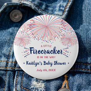 Macaron Rond 5 Cm Fusée Sur Le Chemin ! 4 Juillet Baby Shower