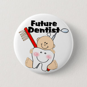 Macaron Rond 5 Cm Futur dentiste