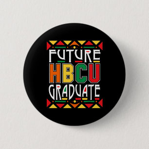 Macaron Rond 5 Cm Futur Hbcu Graduate Historique Black Collèges Uni