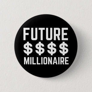 Macaron Rond 5 Cm Future Millionaire