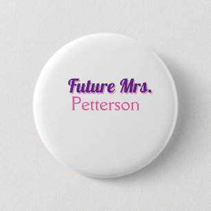 Macaron Rond 5 Cm Future Mme ajouter nom mariée enterrement de vie d