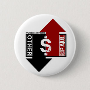 Macaron Rond 5 Cm Future prévision économique - Pin de Ron Paul