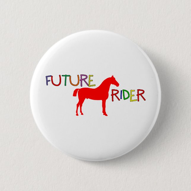 Macaron Rond 5 Cm Future Rider (Devant)