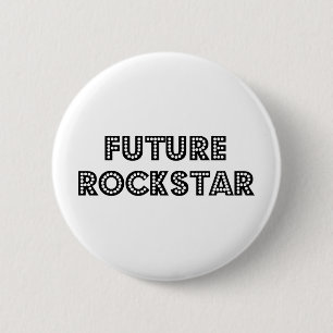 Macaron Rond 5 Cm Future Rock Star