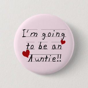 Macaron Rond 5 Cm Future tante Kid Print Tshirts et cadeaux