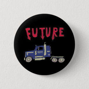 Macaron Rond 5 Cm Future Trucker
