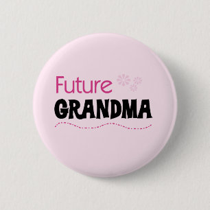 Macaron Rond 5 Cm Futurs T-shirts et cadeaux de grand-maman
