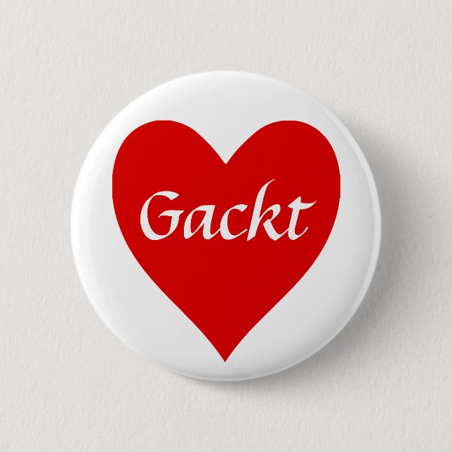 Macaron Rond 5 Cm Gackt (Devant)